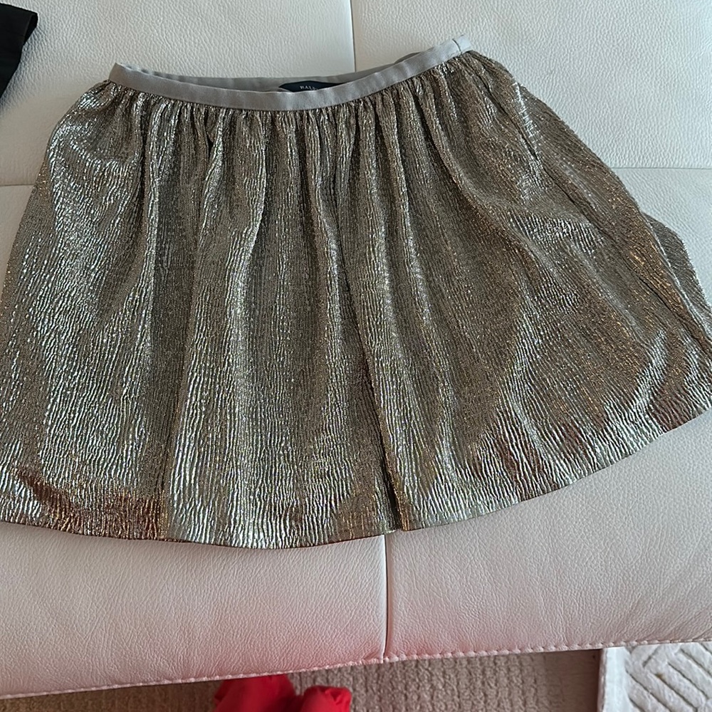Ralph Lauren Girls Metallic Skirt